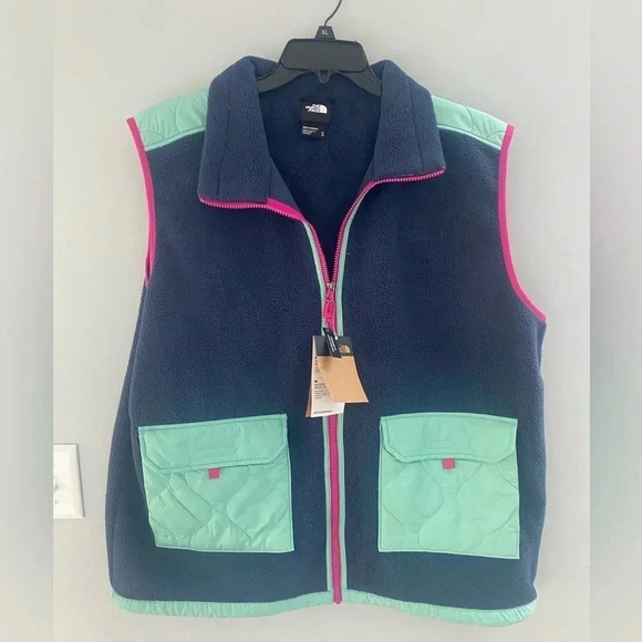 The North Face Other - NEW The North Face Men's The Royal Arch Fleece Vest Blue / Green XL MSRP  $149